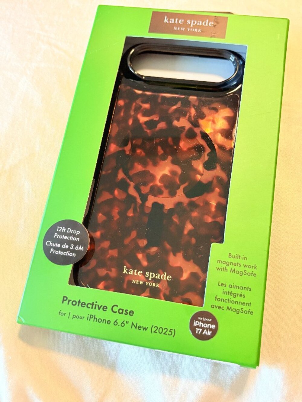 Kate Spade Tortoise iPhone 17 Air Case MagSafe New With Tags